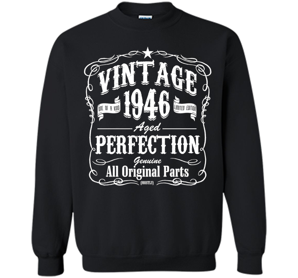 Funny Tshirt for Guy - Vintage 1946 - Birthday Gift T shirt
