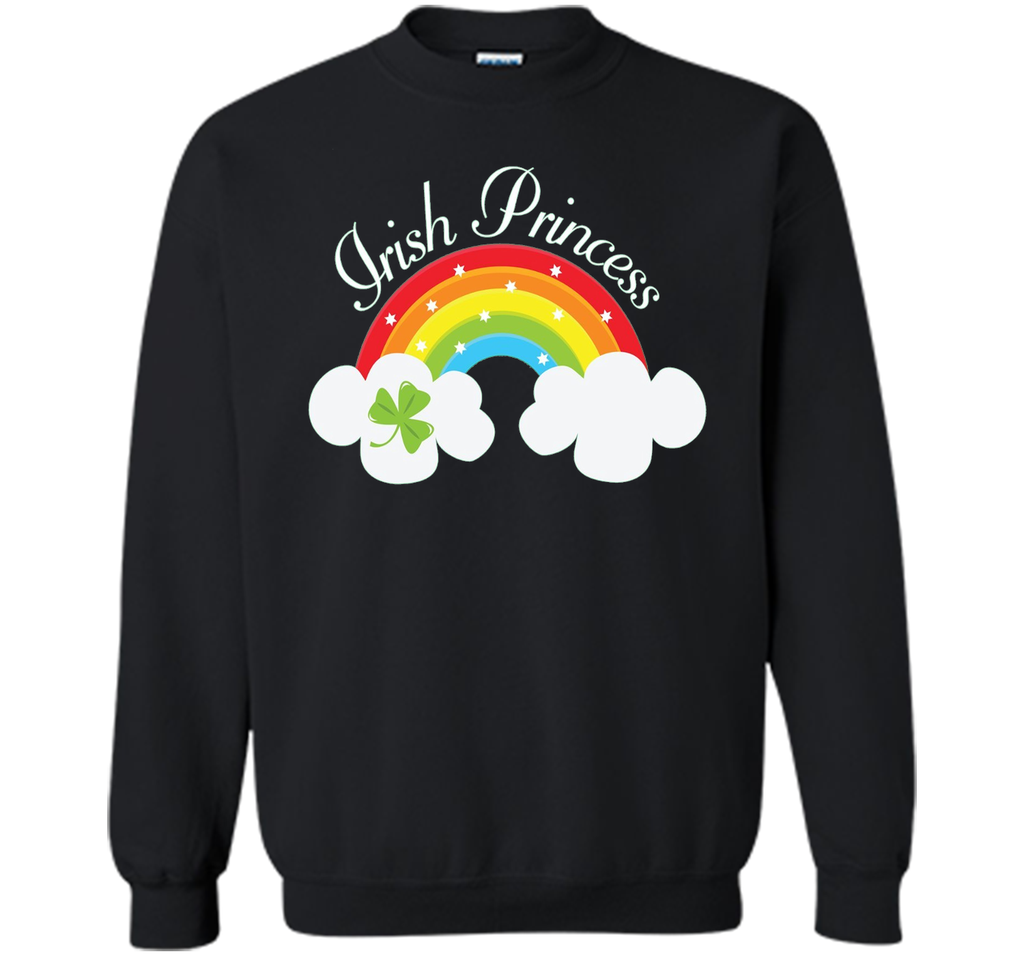 Irish Princess St Patricks Day Rainbow Shamrock T-shirt