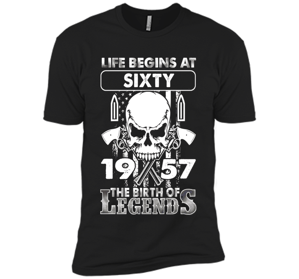60th Birthday Gifts 1957 The Birth Of Legends T-Shirt cool shirt