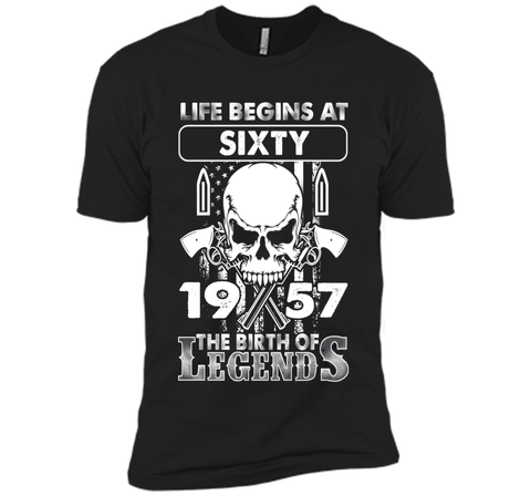60th Birthday Gifts 1957 The Birth Of Legends T-Shirt cool shirt