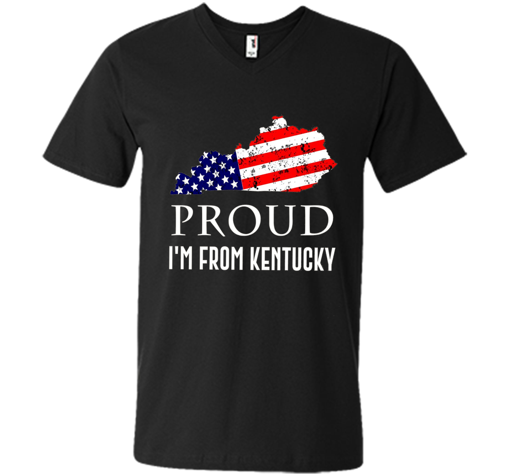 Proud of Kentucky-US flag Independence day Tshirt