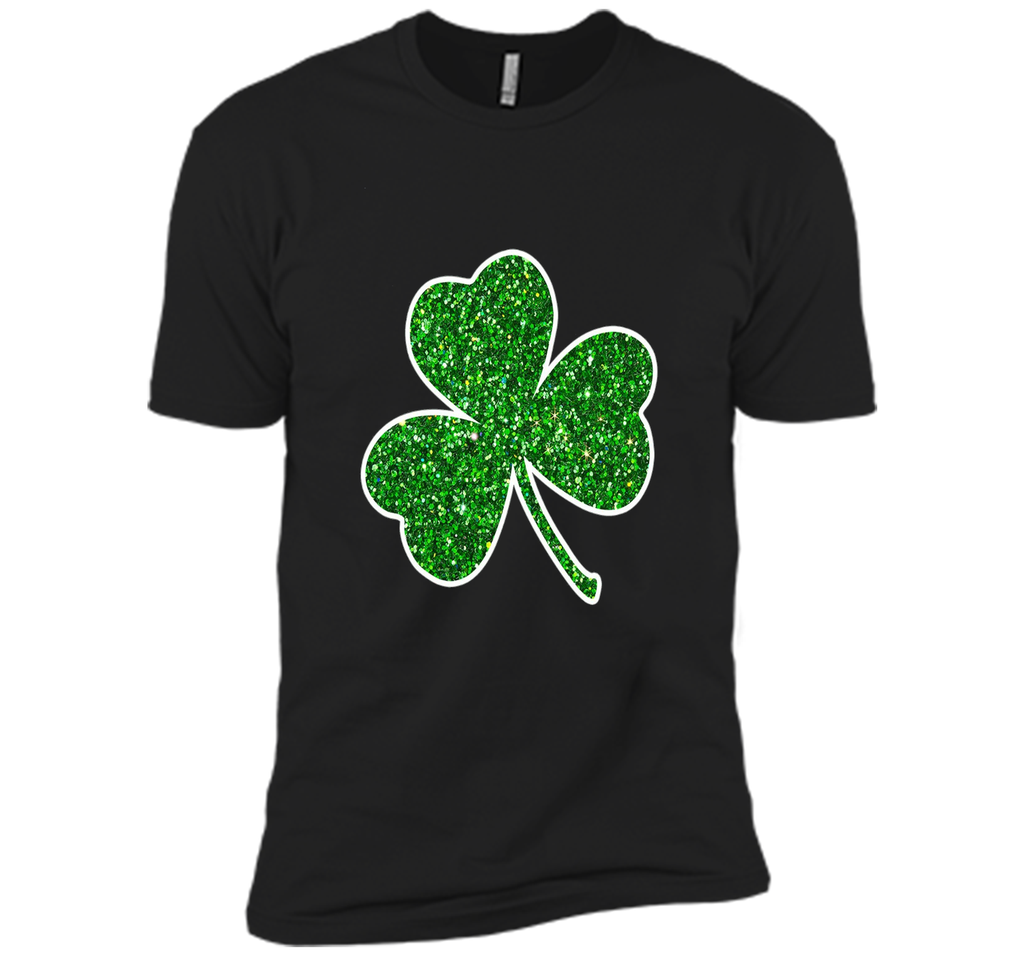 Green Glitter Shamrock t-shirt st. patrick's day