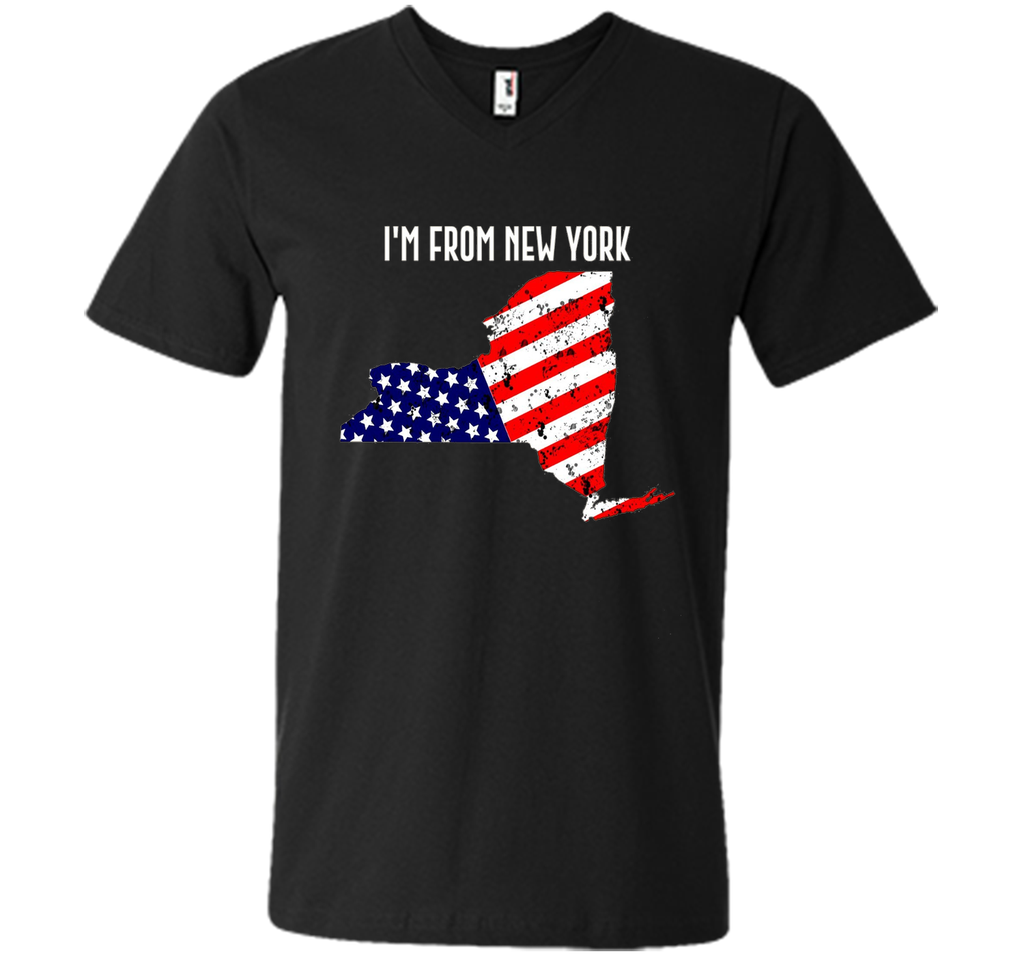 Proud of New York  USA flag Independence day Tshirt