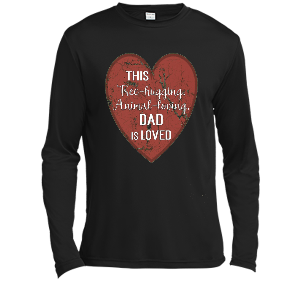 Mens Father's Day Gift THIS Tree Hugging Dad is LOVED T-S