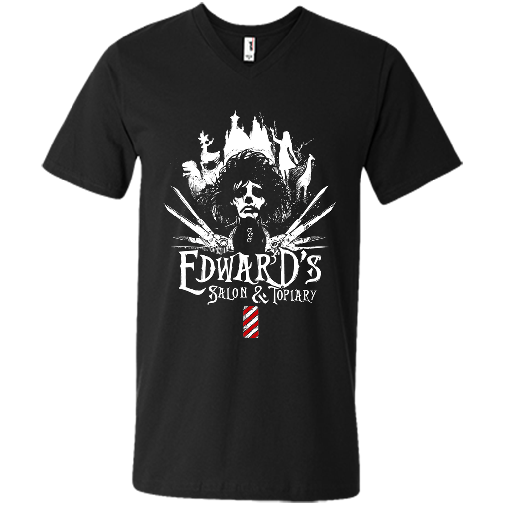 Edward Scissorhand's Salon-Cartoon graphic T-Shirt