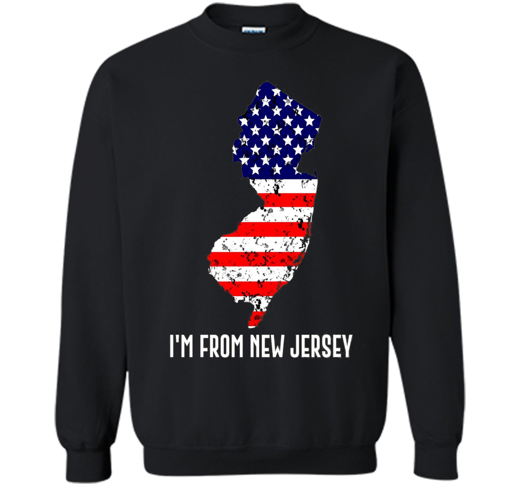 Proud of New Jersey USA flag Independence day Tee