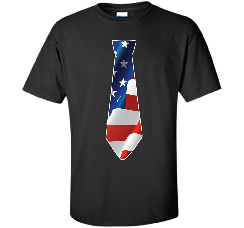 Fourth Of July Tie TShirt US Flag Independence Day Patriot