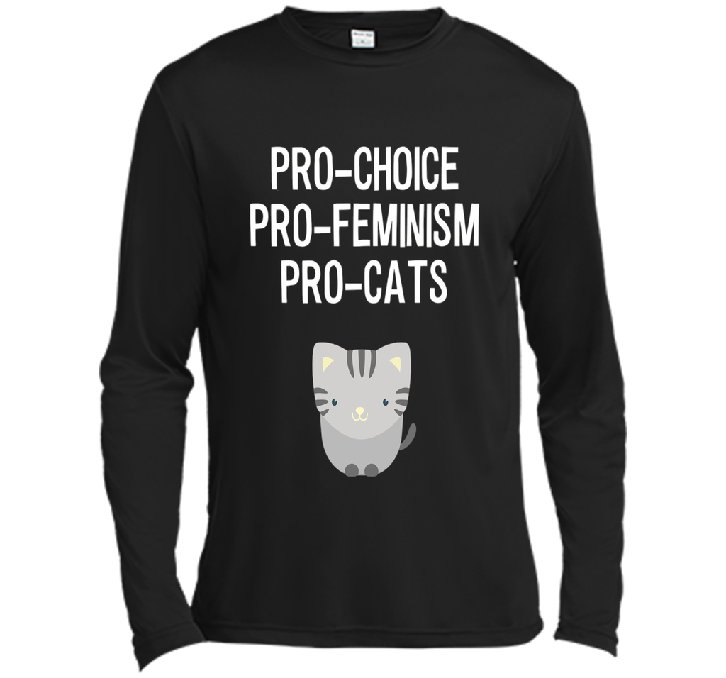 Pro-Choice Pro-Feminism Pro-Cats Shirt