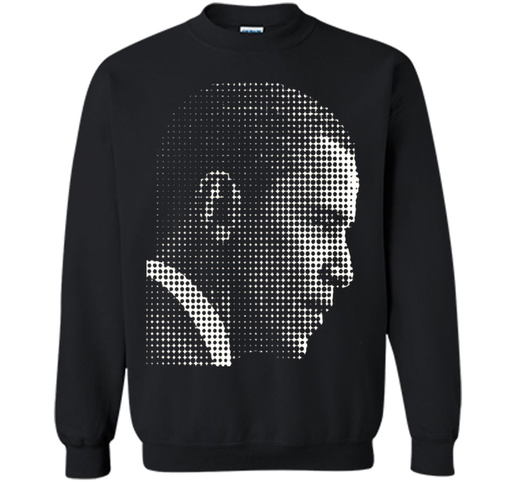 Barack Obama white dot newspaper print T-shirt