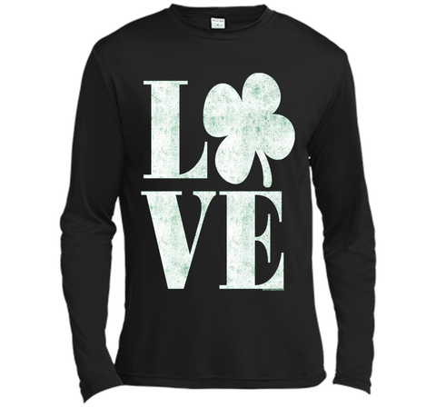 Cute Vintage Love Shamrock St. Patrick's Day Shirt