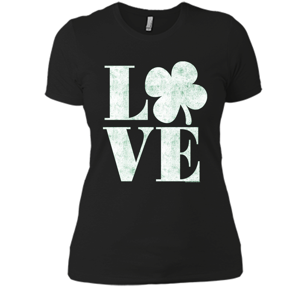 Cute Vintage Love Shamrock St. Patrick's Day Shirt