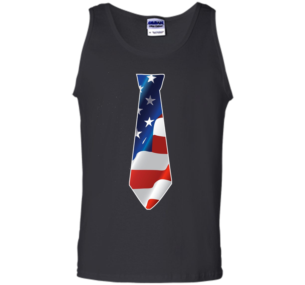 Fourth Of July Tie TShirt US Flag Independence Day Patriot