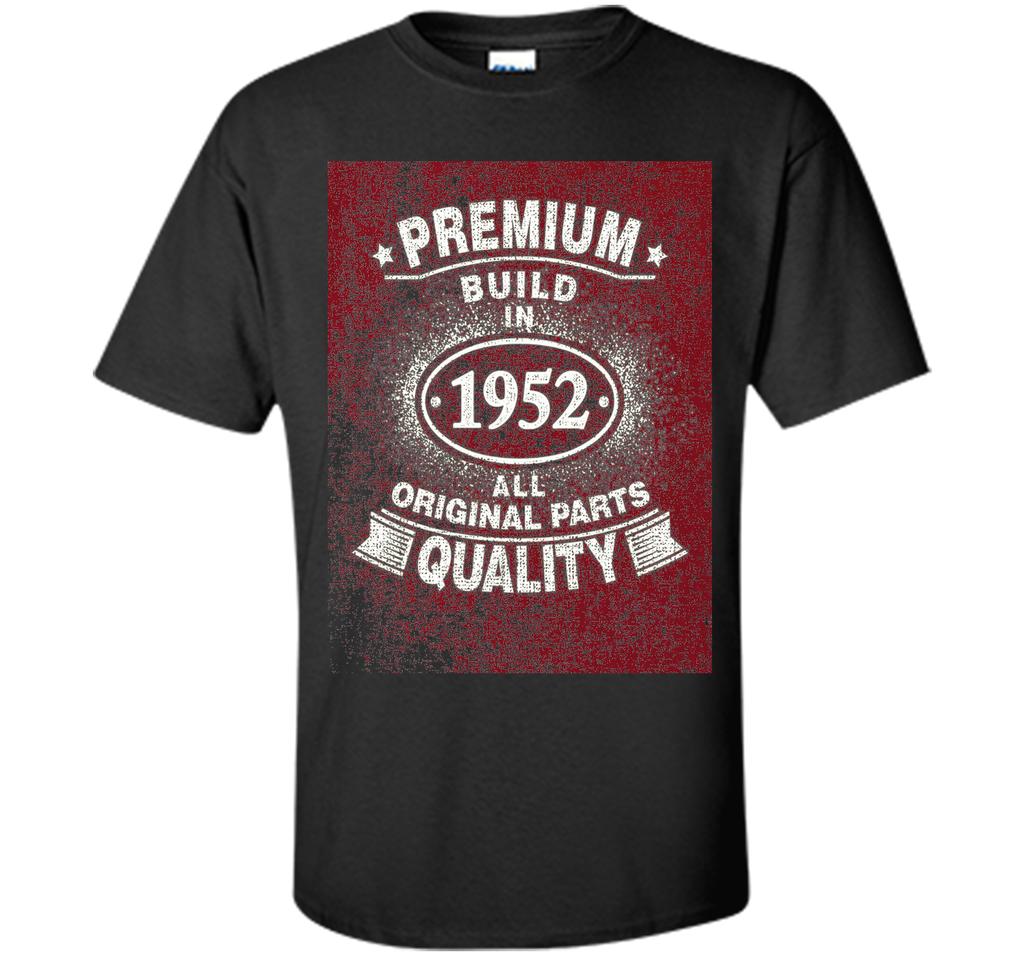 64 Years Old Build In 1952 Birthday Distressed Gift T-Shirt