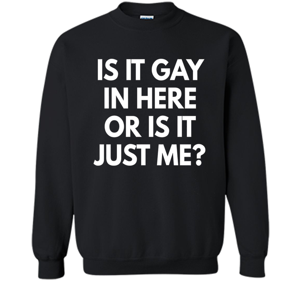 Is It Gay In Here Or Is It Just Me t-shirt - Funny LGBT