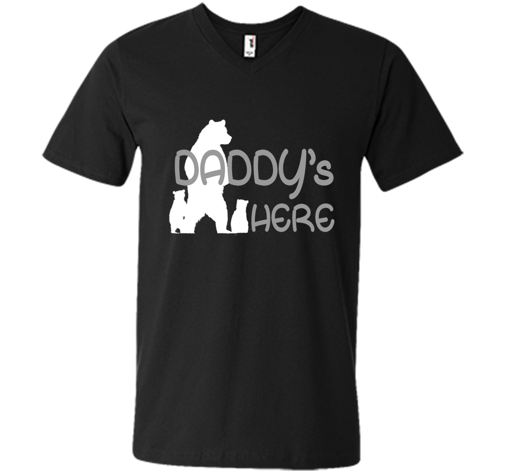 Mens Daddy's Here T-shirt Gift Father's Day