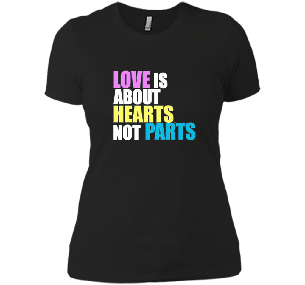 Love is about Hearts Not Parts, LGBT Pride Equality T-Shirt