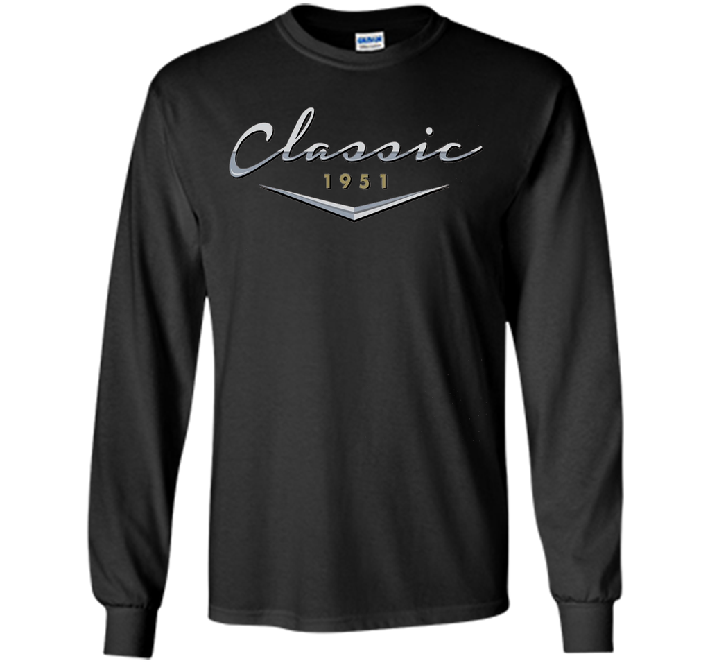 Men's Classic Car Vintage 1951 Birthday T Shirt Gift for Him, Dad