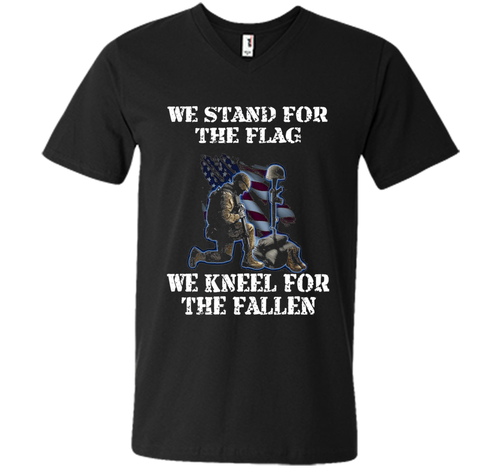 We Stand For The Flag We Kneel For The Fallen T-Shirt