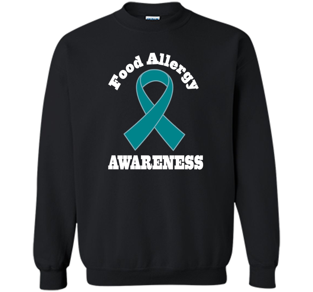 Food Allergy Awareness Teal Ribbon T-shirt