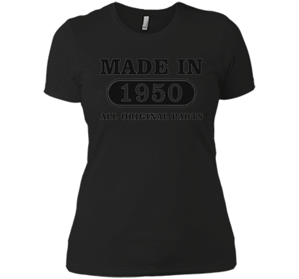 66th Birthday Gift, Made in 1950 All Original Parts, T-Shirt