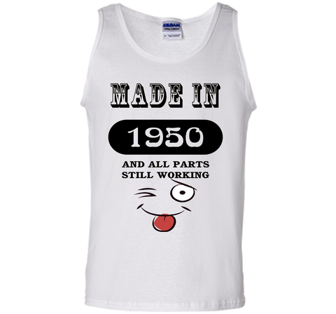 66th Birthday Gift Made in 1950 Funny Ladies Gentlemans T-Sh