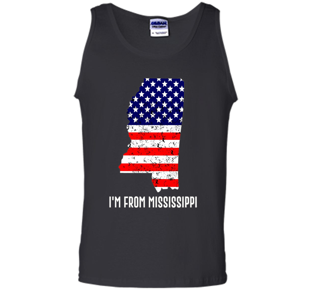 Proud of Mississippi-US flag Independence day Tee