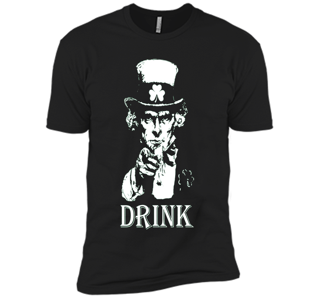 Irish Leprechaun Uncle Sam St Patricks Day Funny T-Shirt