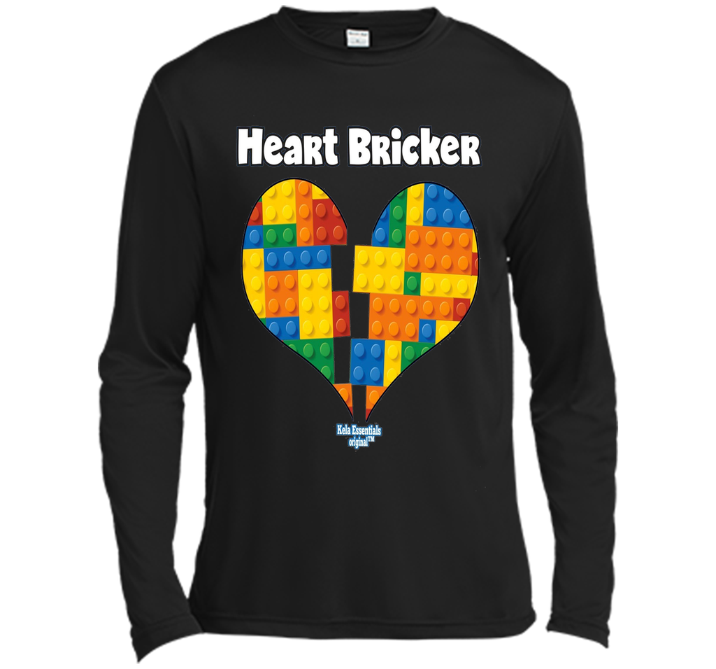 Valentines Shirt For Boys Heart Bricker (TM) Blocks Brick