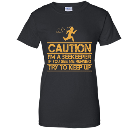 Cool Design: Caution Beekeeper Funny T-shirt