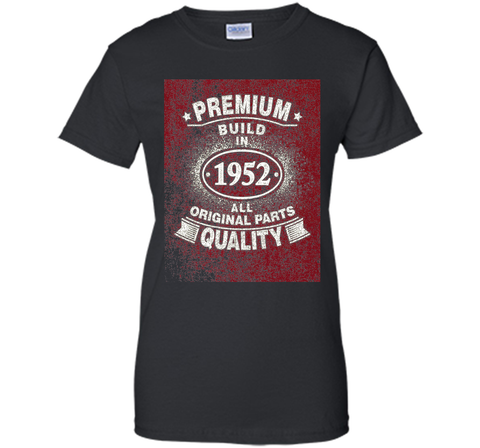 64 Years Old Build In 1952 Birthday Distressed Gift T-Shirt