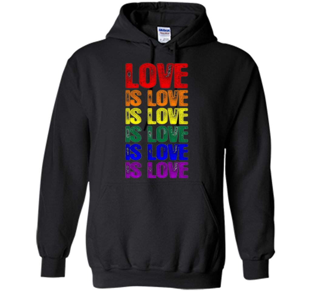 Gay Pride Flag Love is Love is Love T-Shirt