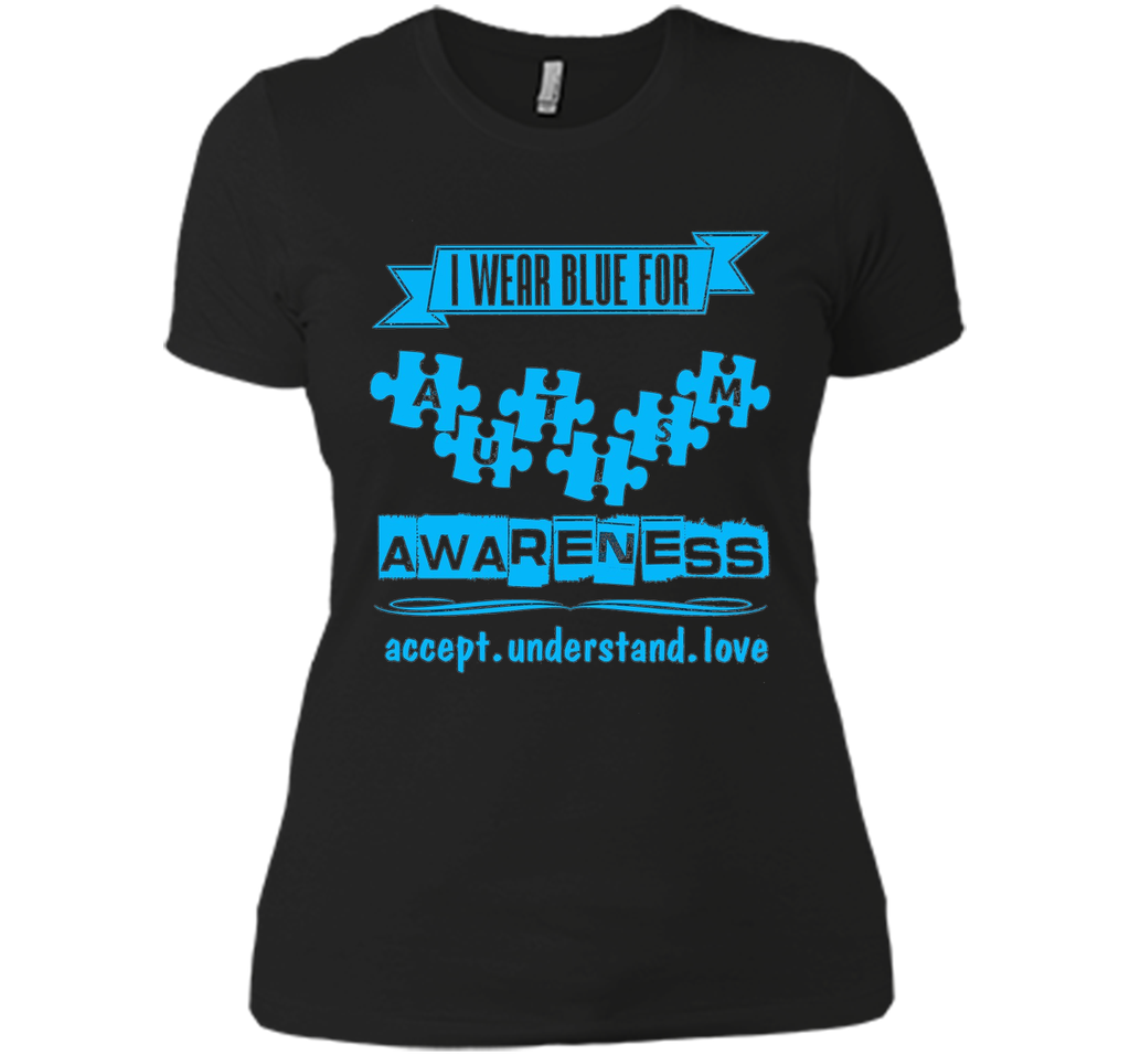 I Wear Blue For Autism Awareness Shirt - Light It Up Blue