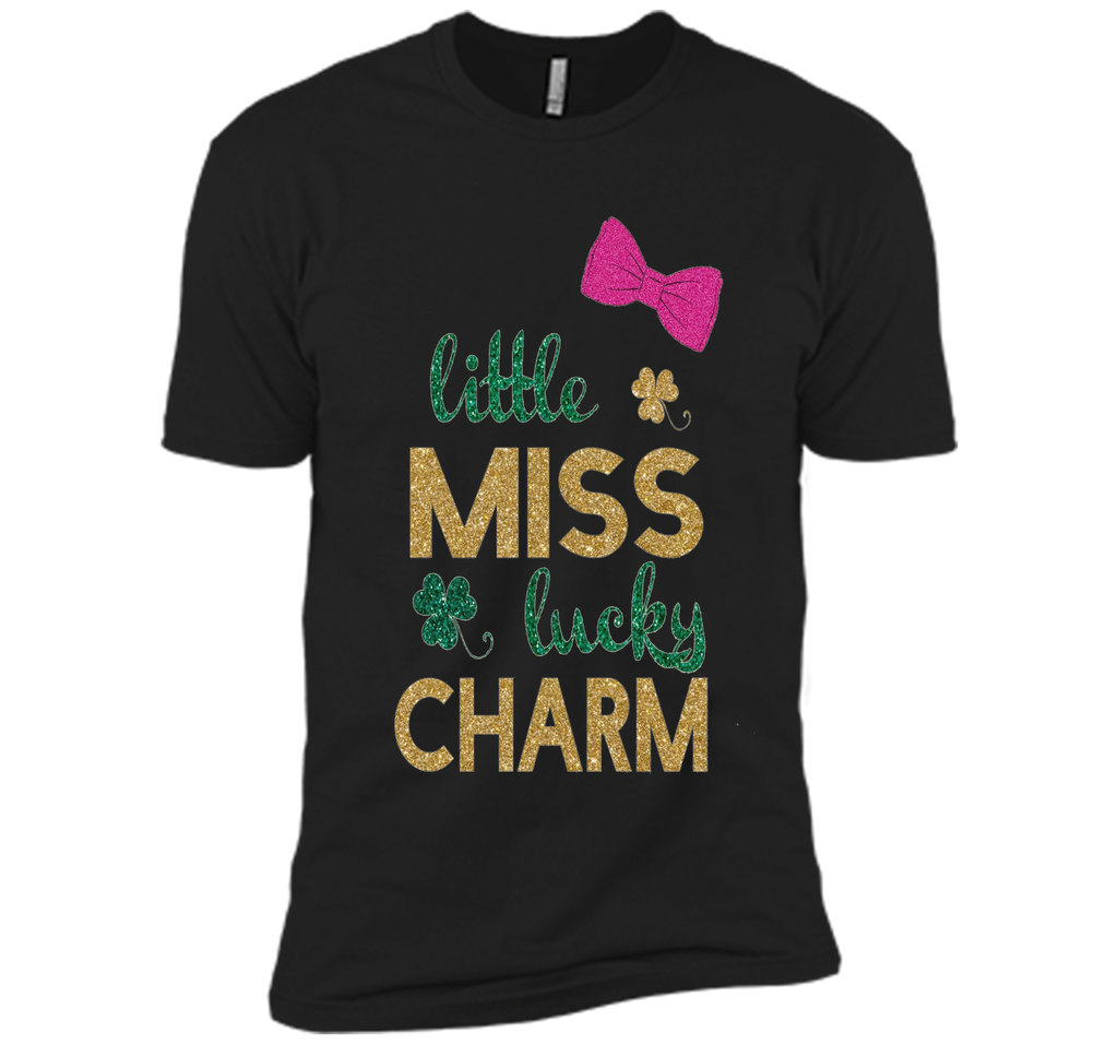 Little miss lucky charm st. patrick's day shirts for girls