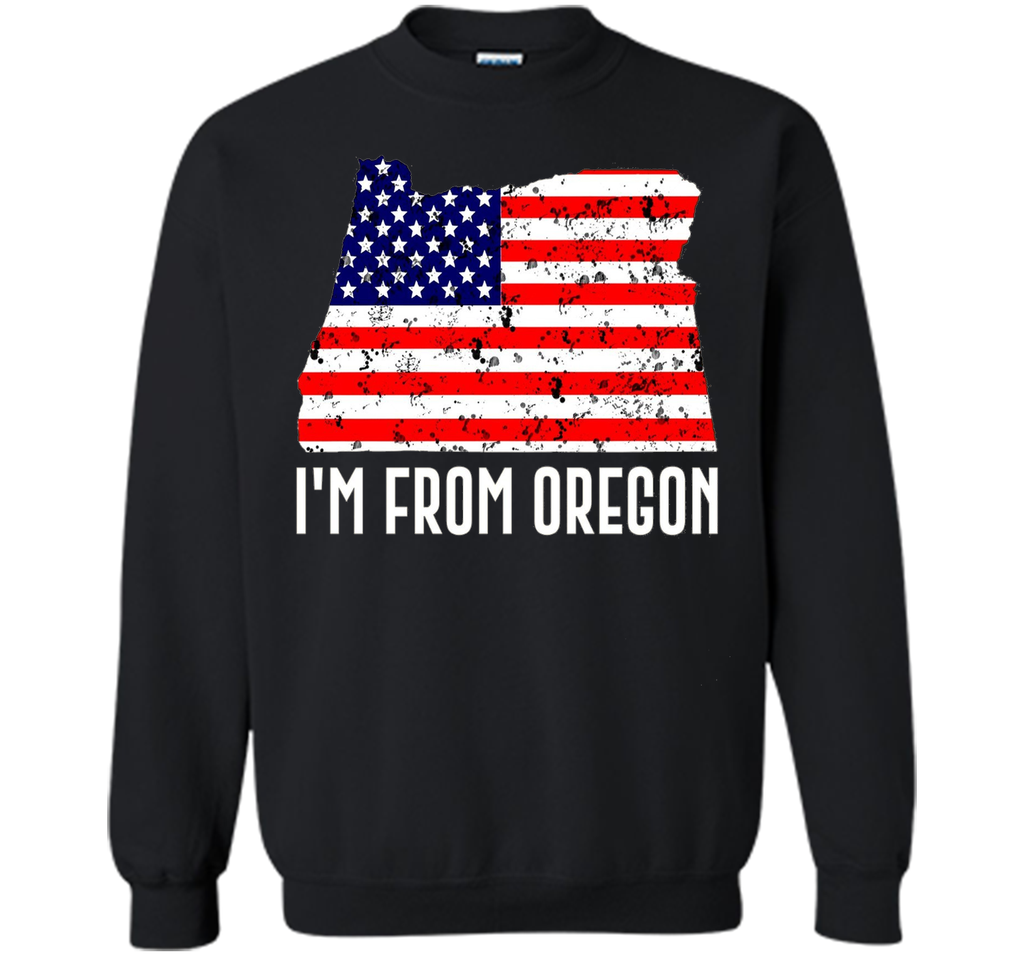Proud of Oregon USA flag Independence day Tshirt