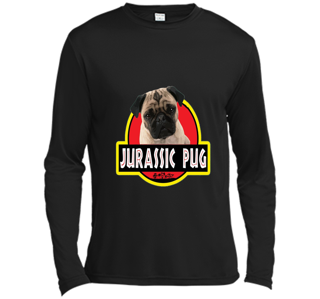 Jurassic Pug Funny Dog T- Shirt