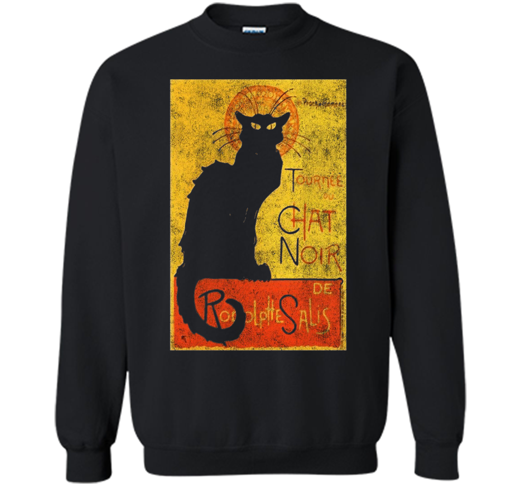 Vintage Tournee du Chat Noir Black Cat Halloween T-Shirt