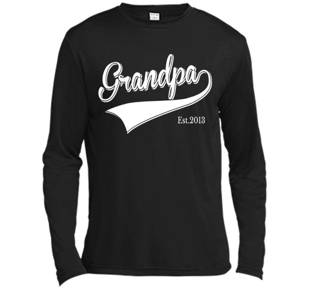 Men's Grandpa Est 2013 Father's Day T-Shirt New Grandpa dad Shirts