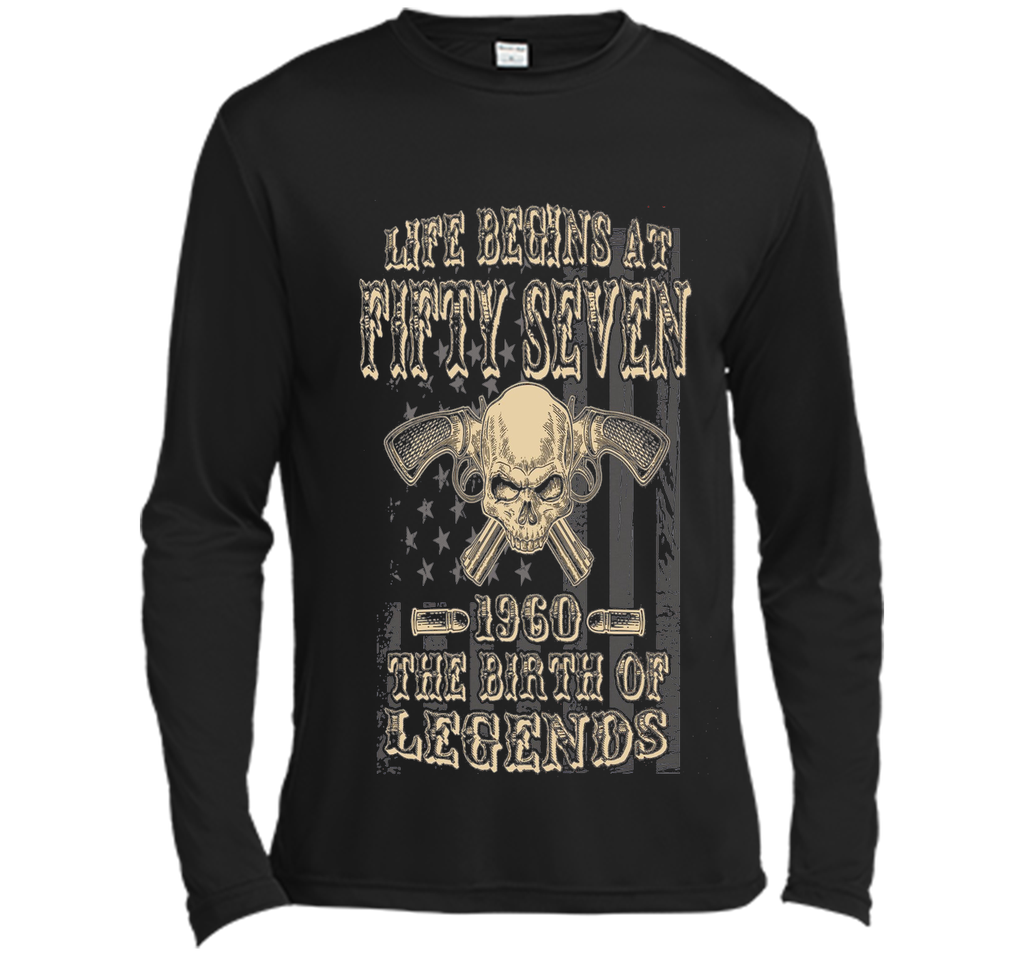 Life Begins At Fifty Seven 1960 The Birth Of Legends t-shirt