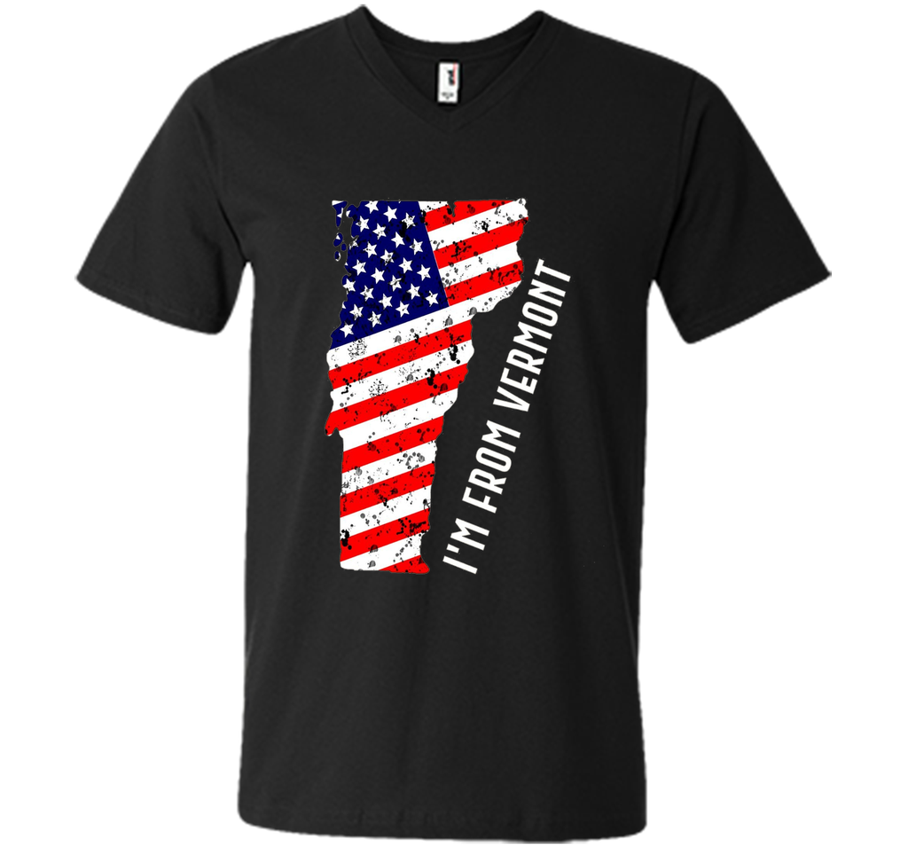 Proud of Vermont USA flag Independence day Tshirt