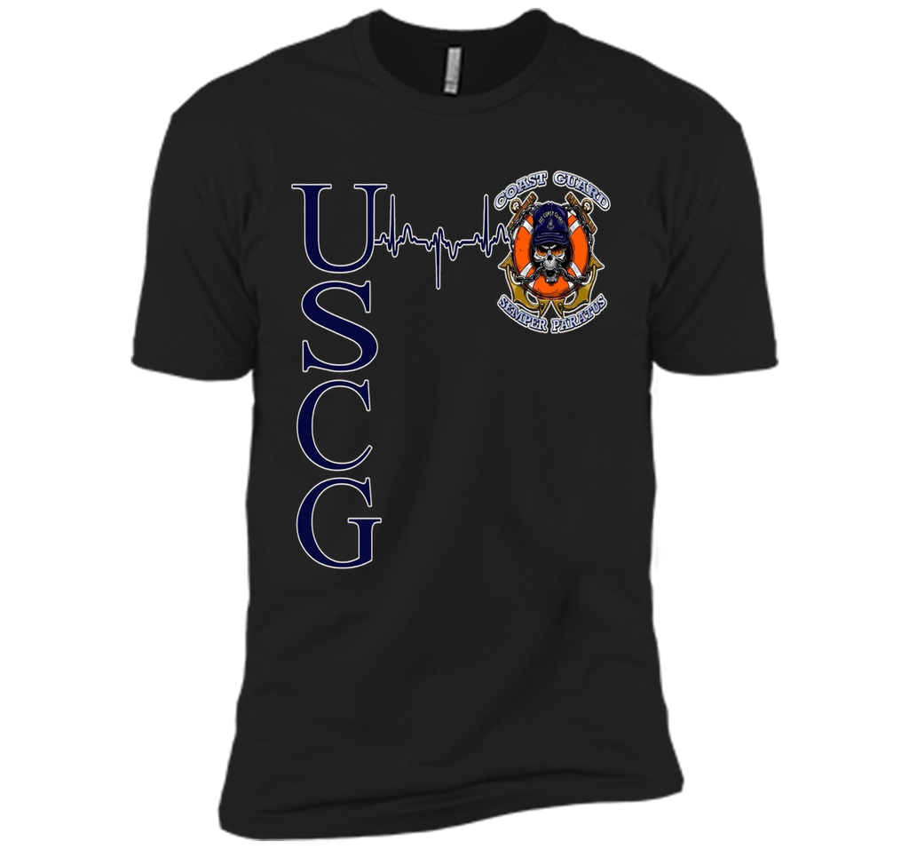 Coast Guard Heartbeat T-Shirt cool shirt