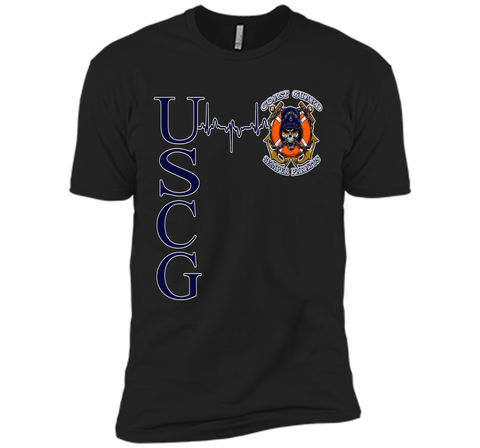 Coast Guard Heartbeat T-Shirt cool shirt