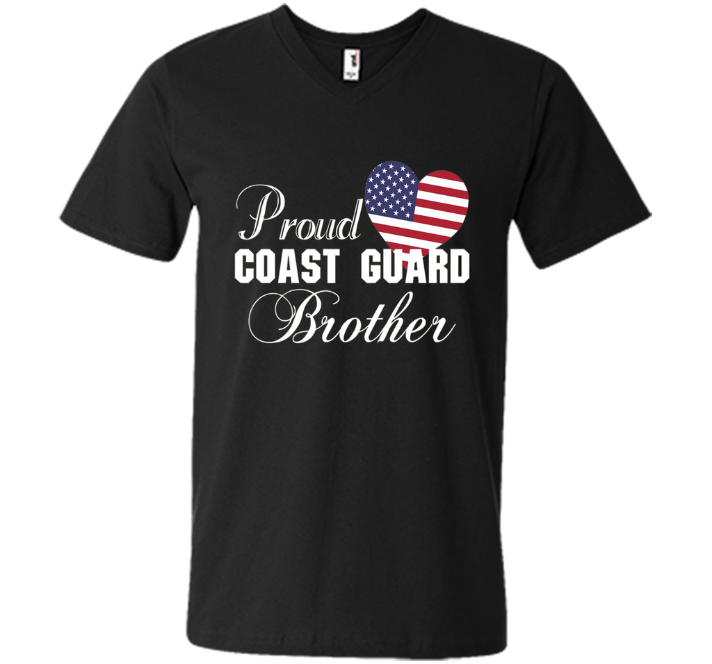 Pride U.S. Army - Proud Coast Guard Brother Heart T-shirt shirt