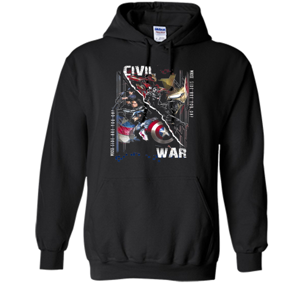 Captain America Civil War Sides Graphic T-Shirt