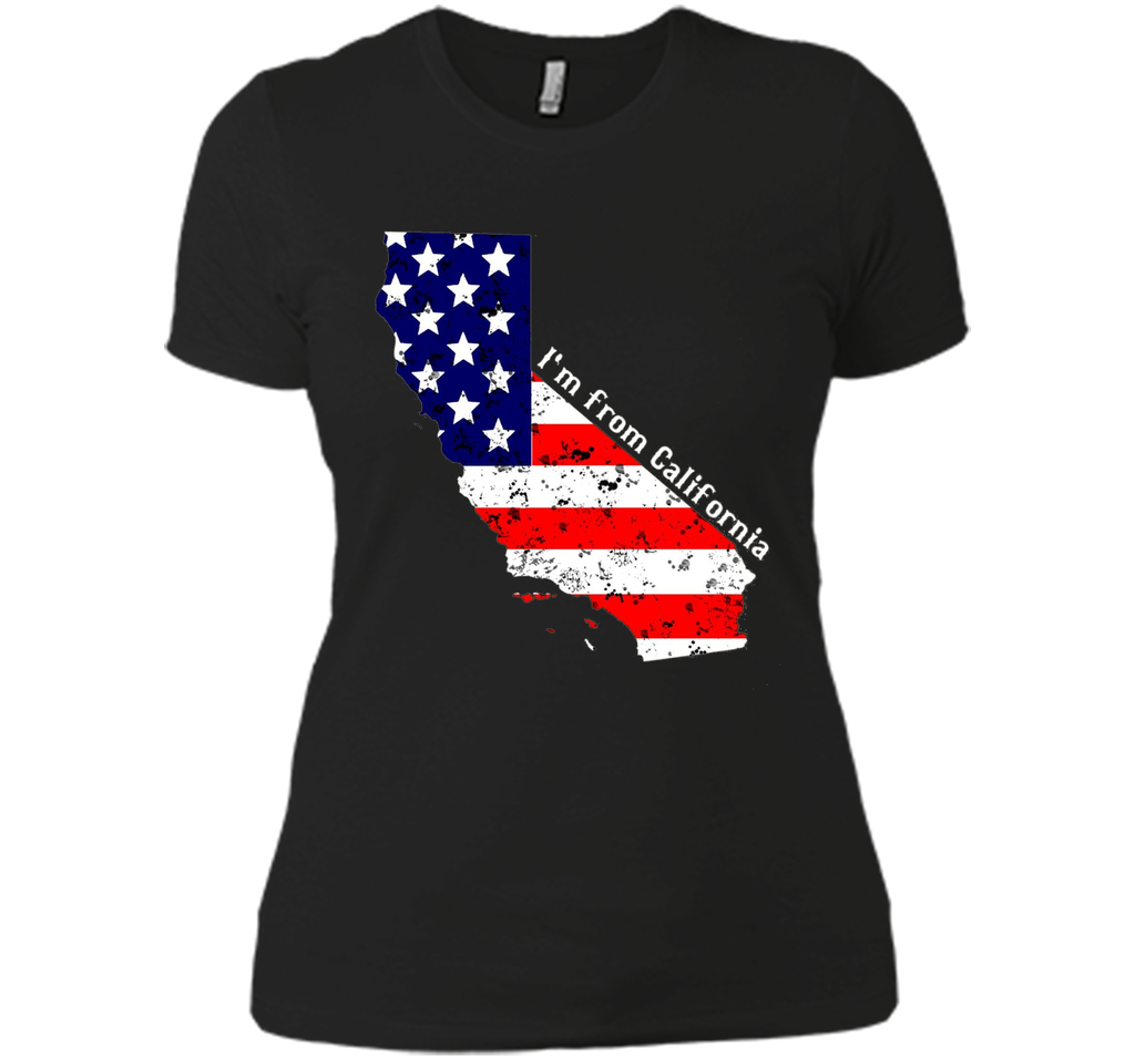Proud of California-US flag Independence day Tshirt