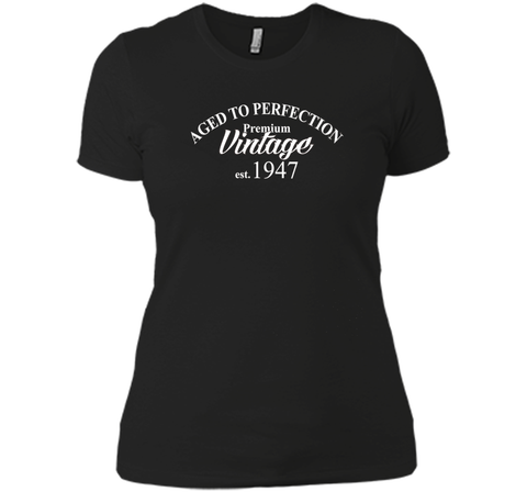 Aged to Perfection 1947 69th Birthday Funny T-Shirt Born in