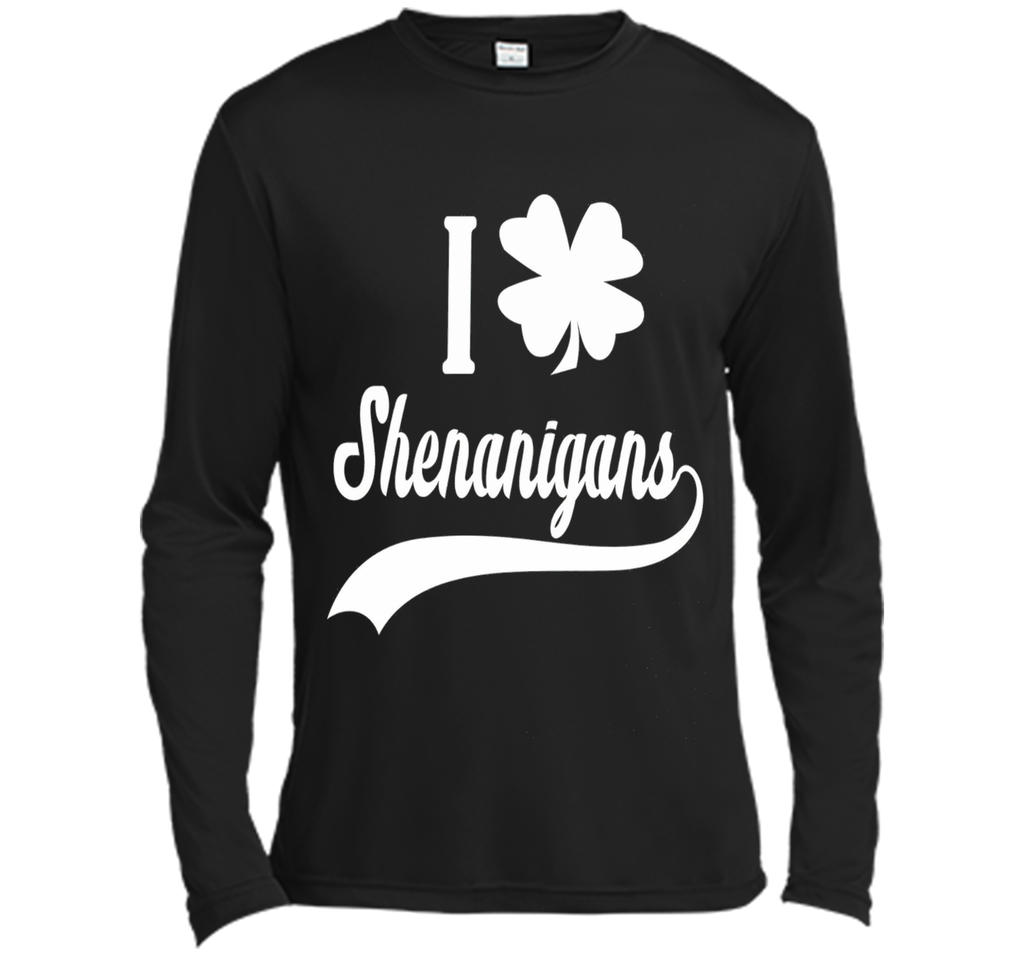 I CLOVER SHENANIGANS SHIRT Funny St Patricks Day Shirt
