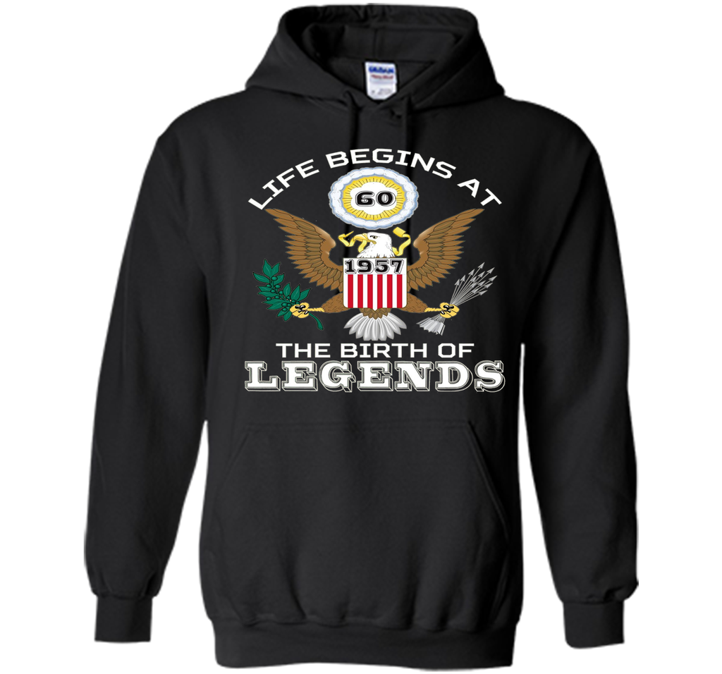Life begins at 60 - The Birth of Legends 1957 T Shirt cool shirt