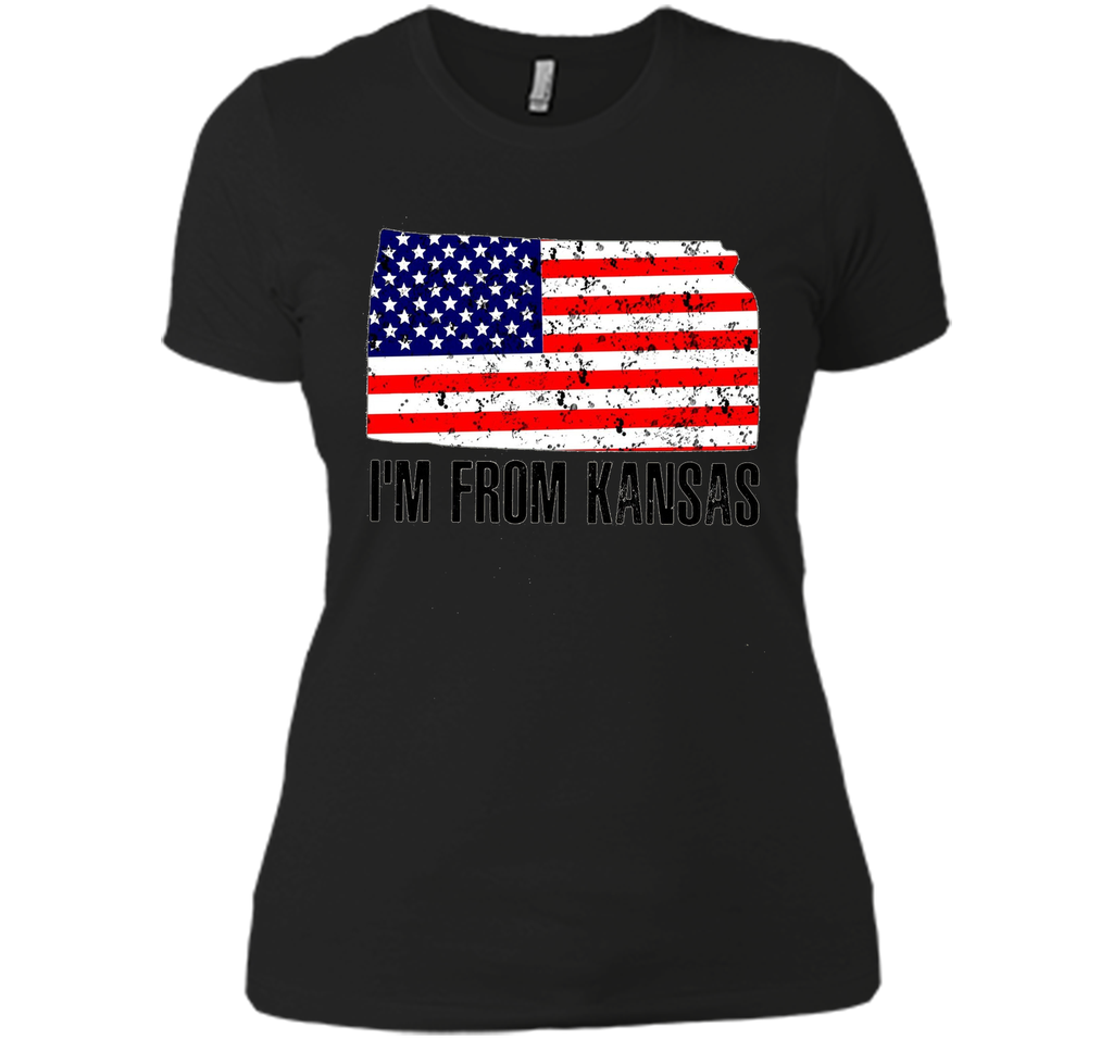 Proud of Kansa USA flag Independence day Tshirt