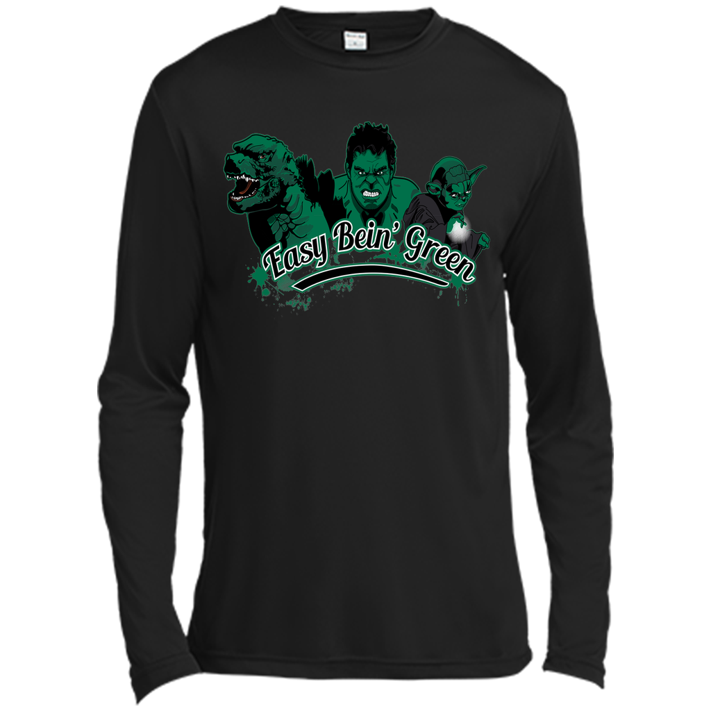 Easy Bein' Green-Cartoon graphic T-Shirt