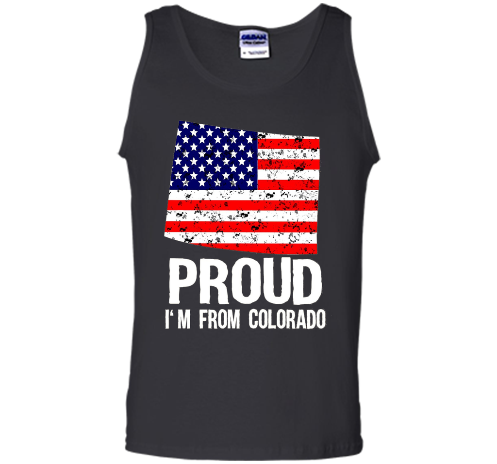 Proud of Colorado  -US flag Independence day Tshirt